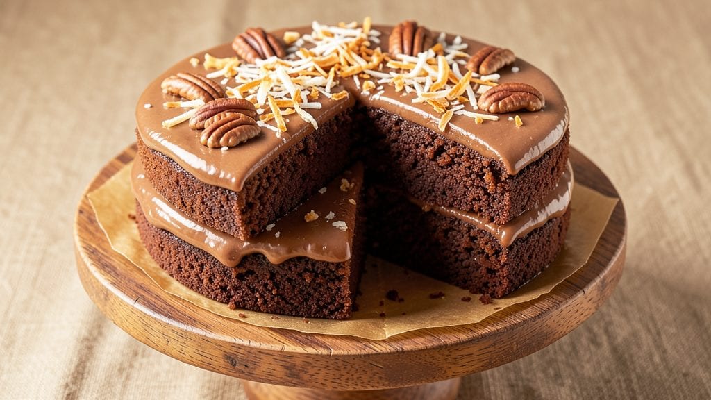 America's Test Kitchen German Chocolate Cake Recipe: Pecan-Cocoa Swirls With Foolproof Moisture