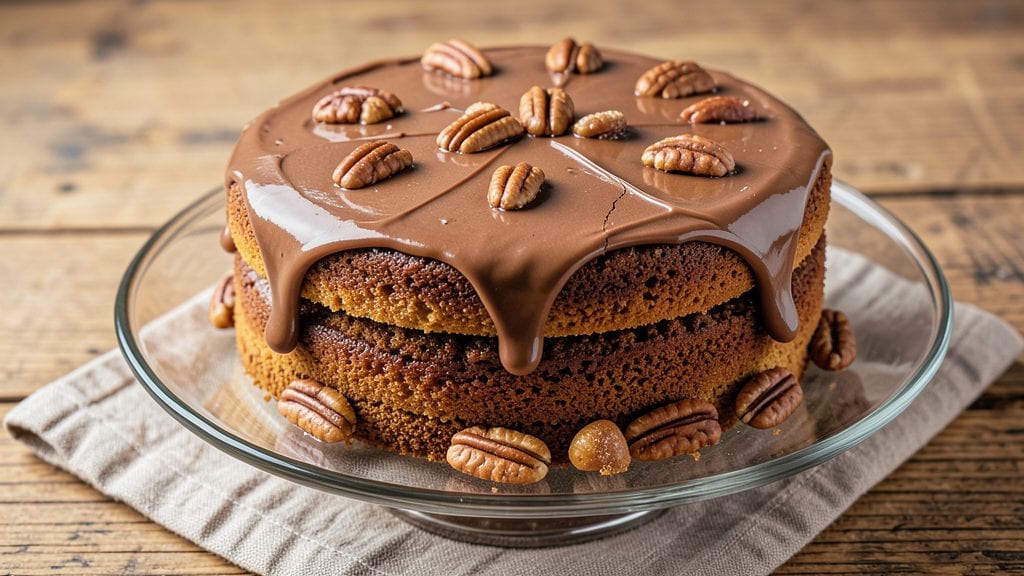Bakers German Chocolate Cake Frosting Recipe: Rich Chocolate-Pecan Ganache With No Separation