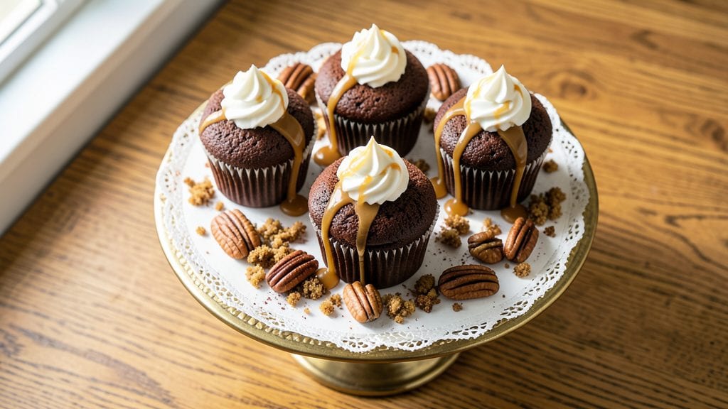Baker's German Chocolate Cupcakes Recipe: Toasted Pecan-Cocoa Swirls With Fudgy Depth