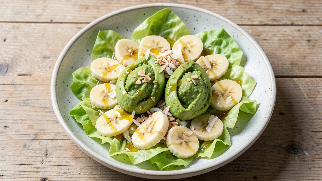 Banana Heart Salad Recipe: Tropical Layers With Creamy Avocado Base