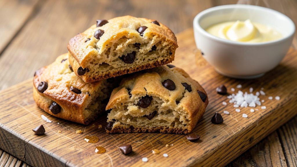 Basic Chocolate Chip Biscuit Recipe: Flaky Layers and Melty Chocolate Rivers