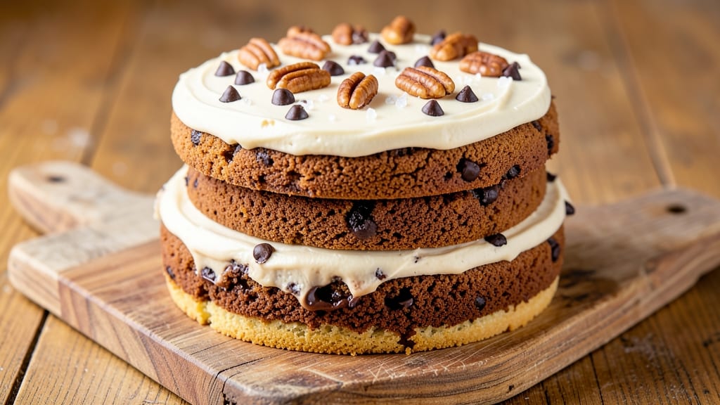 Betty Crocker Chocolate Chip Cookie Cake Recipe: Triple-Layered Joy With Toasted Nut Crown