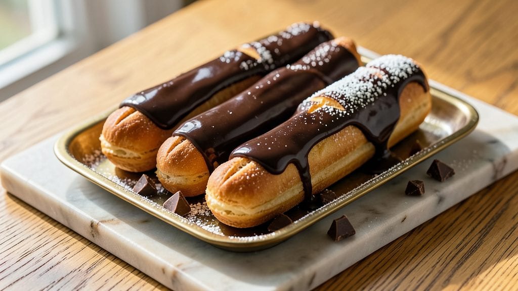 Betty Crocker Chocolate Eclair Recipe: Velvety Ganache and Toasted Pecan Crown