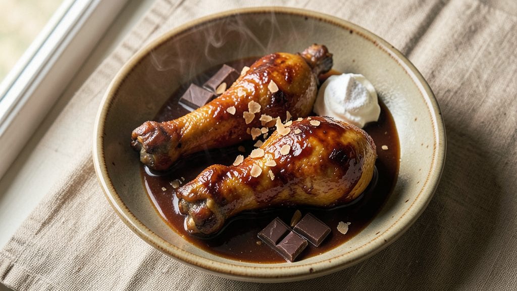 Chocolate Caramel Turkey Legs Recipe: Double-Drizzled Glaze for Sticky-Sweet Crust
