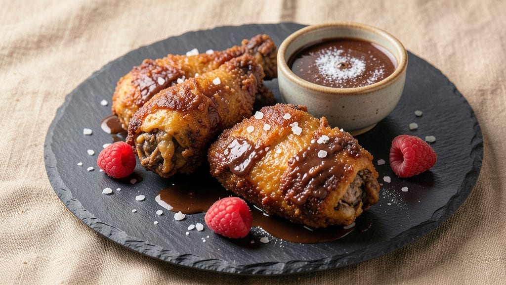 Chocolate Fried Chicken Recipe: Double-Dipped Crunch With Molten Centers