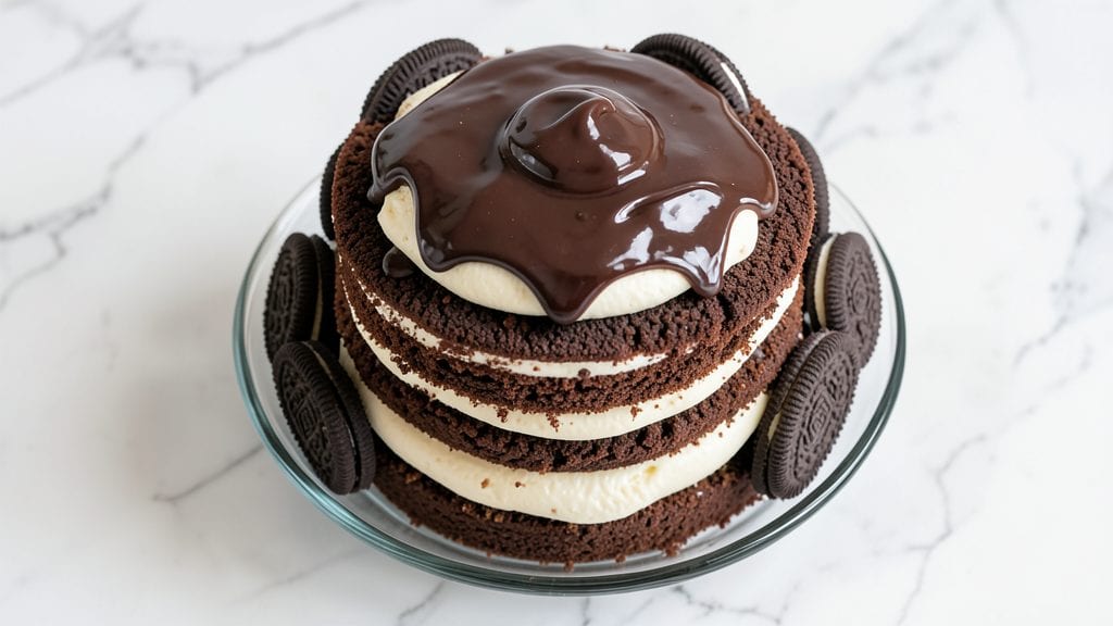 Chocolate Oreo Ice Cream Cake Recipe: Triple-Layered Crunch and Cream Magic