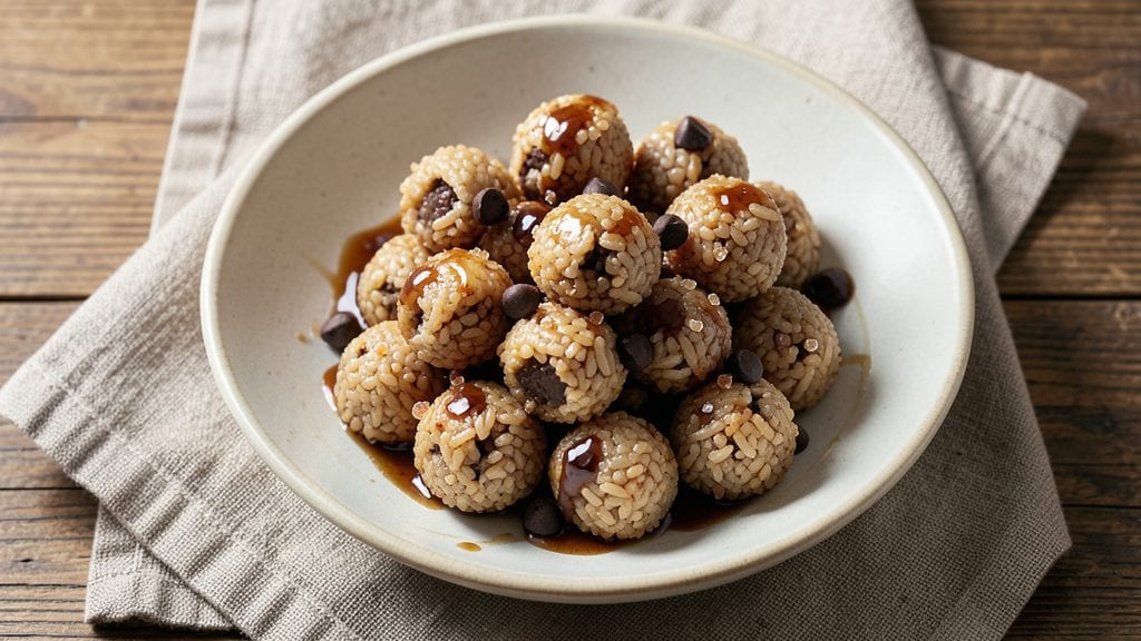 Chocolate Rice Balls Recipe: Dustable Edible Chocolate Coating Magic