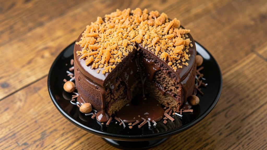 Domino's Chocolate Lava Crunch Cake Recipe: Molten Chocolate Core With Crunchy Pecan Crown