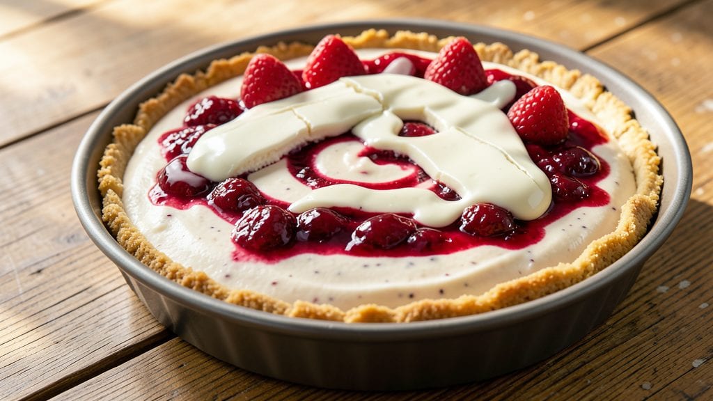 Philadelphia White Chocolate and Raspberry Cheesecake Recipe: Elegant Swirls With No Separation